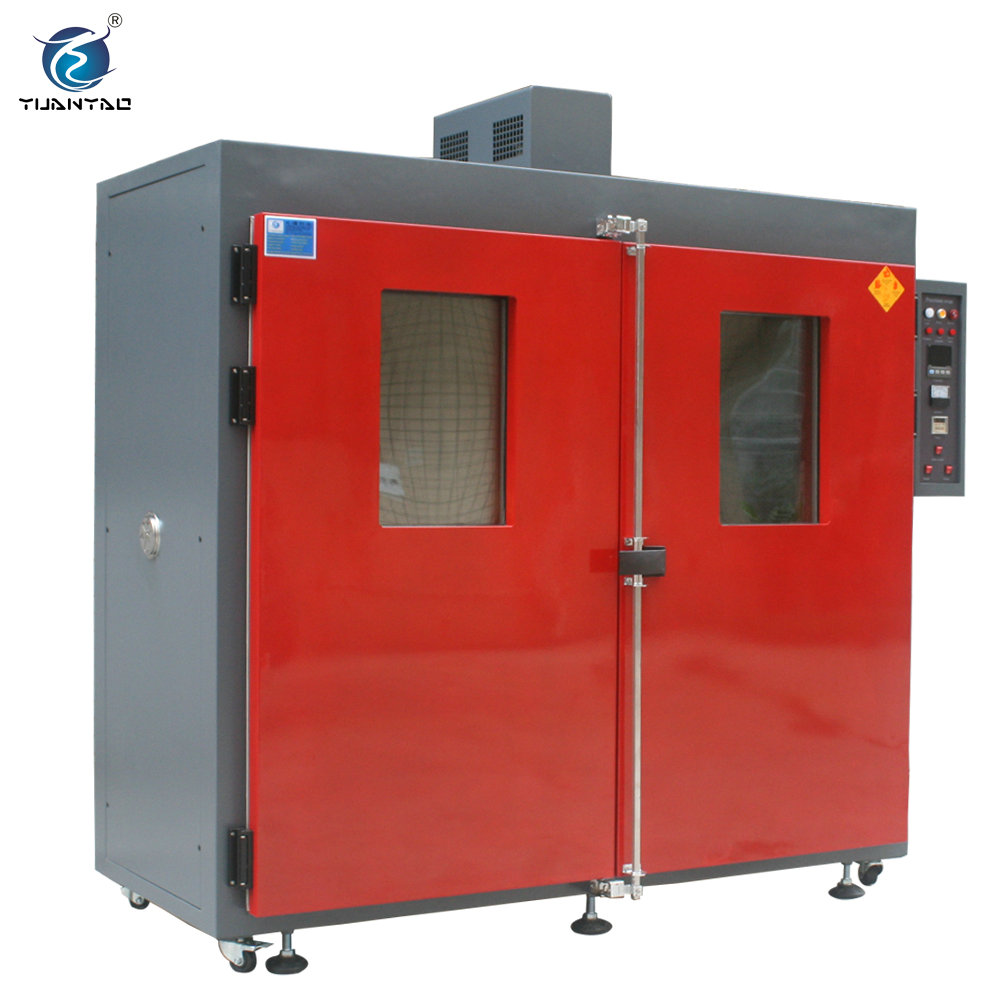 Red double door drying oven